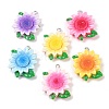 Resin Pendants RESI-D016-04A-2