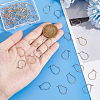 304 Stainless Steel Hoop Earring Findings Kidney Ear Wires STAS-UN0012-43-2
