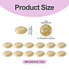 80Pcs 61G Acrylic Imitation Gemstone Beads MACR-TADJ0001-10J-3