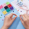 315Pcs 9 Colors Handmade Polymer Clay Beads Strands CLAY-FH0001-20-3