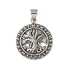 304 Stainless Steel Pendants STAS-F363-08A-AS-1