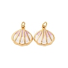304 Stainless Steel Enamel Charms STAS-U061-04G-1