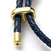 Leather Braided Cord Bracelets BJEW-G675-06G-17-3