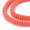 Handmade Polymer Clay Beads Strands CLAY-N008-008-37-4