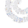 Baking Paint Electroplate Transparent Glass Beads Strands EGLA-N020-05I-3