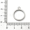 304 Stainless Steel Open Back Bezel Pendants STAS-B126-06B-P-3
