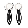 Alloy & Iron Bookmark Cabochon Settings PALLOY-N184-05S-4