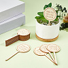 Wood Plant Labels DIY-GF0014-39B-4