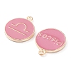 Alloy Enamel Pendants ENAM-S124-01A-03-3