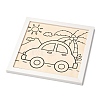 DIY Car Pattern Pulp Painting Art Sets DIY-G033-01C-5