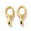 Brass Spring Gate Rings X-KK-J301-04G-1