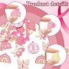 18Pcs 9 Styles Breast Cancer Awareness Ribbon Zinc Alloy Enamel Pendants ENAM-FS0004-45-2