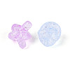Transparent Crackle Acrylic Beads CACR-T002-01M-2