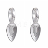 Tibetan Style Alloy Glue-on Flat Pad Bails X-TIBEP-AB3348Y-S-2