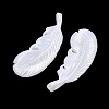 Acrylic Imitation Shell Pendants OACR-P039-06A-2