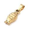 304 Stainless Steel Pendants STAS-B141-03G-G-2