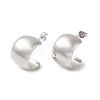 Rack Plating Brass Round Stud Earrings EJEW-D073-02P-1