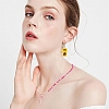30Pcs Opaque Resin Garbage Can Pendants with Metal Loops RESI-YW0005-14-6