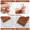 Cowhide Leather Pendant Decoration HJEW-WH20012-05A-6