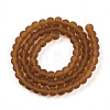 Transparent Glass Beads Strands GLAA-T032-T6mm-MD23-2