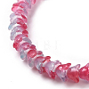 Transparent Glass Beads Strands LAMP-H061-01B-03-4