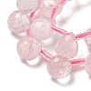 Natural Rose Quartz Beads Strands G-H297-B08-02-4