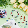 80Pcs Resin Imitation Cat Eye Beads RESI-PA0001-50-4