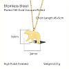 304 Stainless Steel Pendant Necklaces for Women FS-WGD2842-01-2