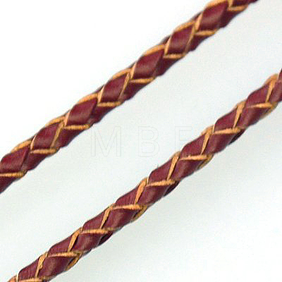 Braided Leather Cord WL-D012-3mm-11-1