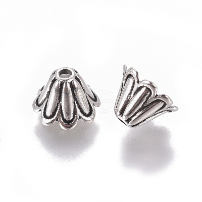 Tibetan Style Bead Caps X-LF0600Y-NF-1