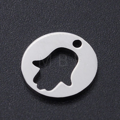 201 Stainless Steel Laser Cut Charms STAS-S105-T957-1-1