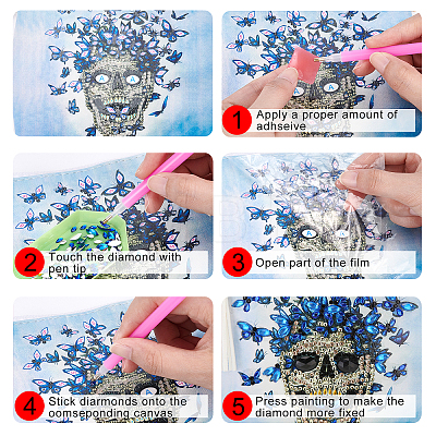 DIY Diamond Painting Stickers Kits DIY-WH0195-51-1