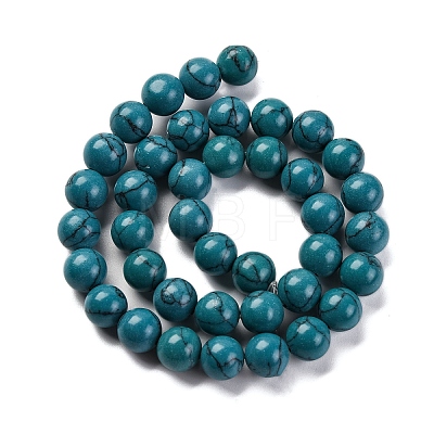 Synthetic Turquoise Beads Strands G-L605-G01-03A-1