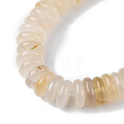 Natural White Agate Beads Strands G-F743-06I-1