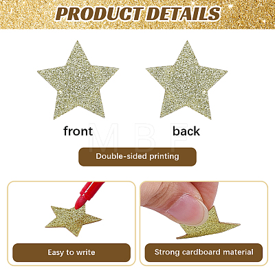 200Pcs Star Paper Confetti DIY-CN0003-85A-1