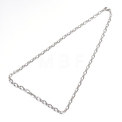 Fashionable 304 Stainless Steel Chain Necklaces NJEW-I060-04A-1