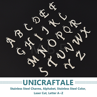 2 Sets 201 Stainless Steel Charms STAS-UN0054-60-1