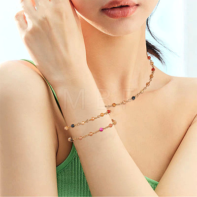  DIY Chain Bracelet Necklace Making Kit DIY-TA0005-98-1