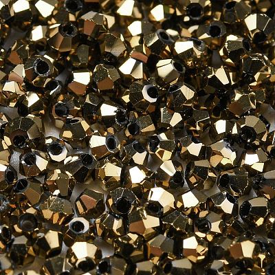 Full Plated Electroplate Glass Beads EGLA-M300-02A-FP01-1