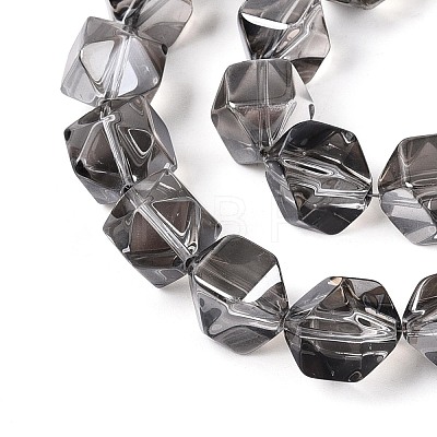 Electroplate Glass Beads Strands EGLA-T021-21J-1