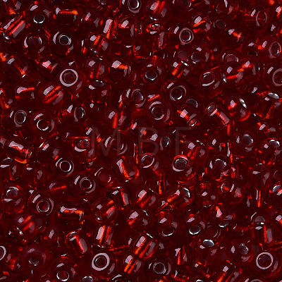 6/0 Glass Seed Beads SEED-A005-4mm-25B-1