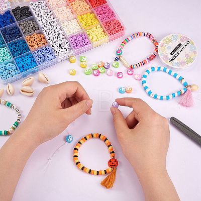 DIY Heishi Beads Jewelry Set Making Kit DIY-SZ0007-04-1