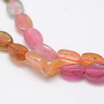 Natural Tourmaline Beads Strands G-F521-56B-1