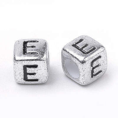 Plated Acrylic Beads X1-PB43C9308-E-1