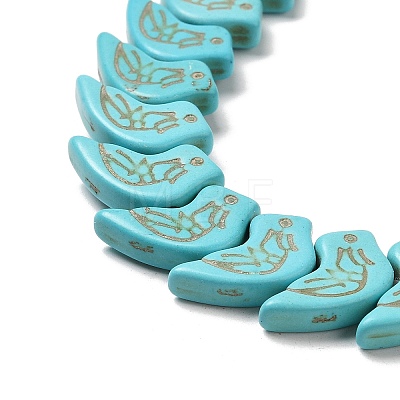 Synthetic Turquoise Beads Strands G-P507-09B-1