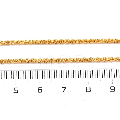 Brass Rope Chains Necklaces for Women NJEW-D302-03G-1
