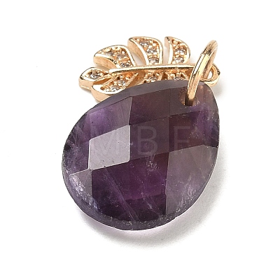 Natural Amethyst Pendants LS-G-K422-02KCG-03-1