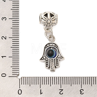 Tibetan Style Alloy Resin Pendants FIND-Z063-02AS-1