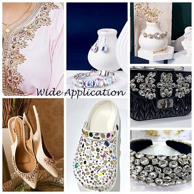 Sew on Rhinestone RGLA-T034-4x8mm-10-1
