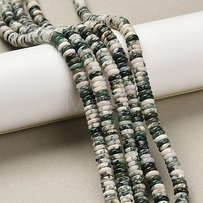 Natural Tree Agate Beads Strands G-NH0062-A02-01-1